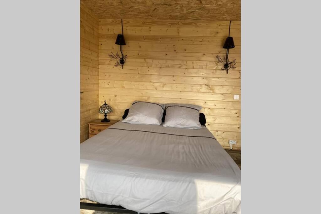 Charmant Chalet Pour 2 Personnes Spa Prive Massillargues-Attuech المظهر الخارجي الصورة