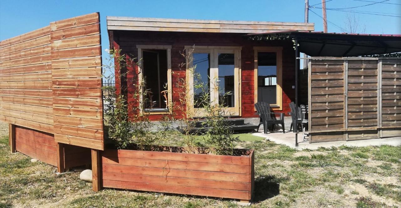 Charmant Chalet Pour 2 Personnes Spa Prive Massillargues-Attuech المظهر الخارجي الصورة