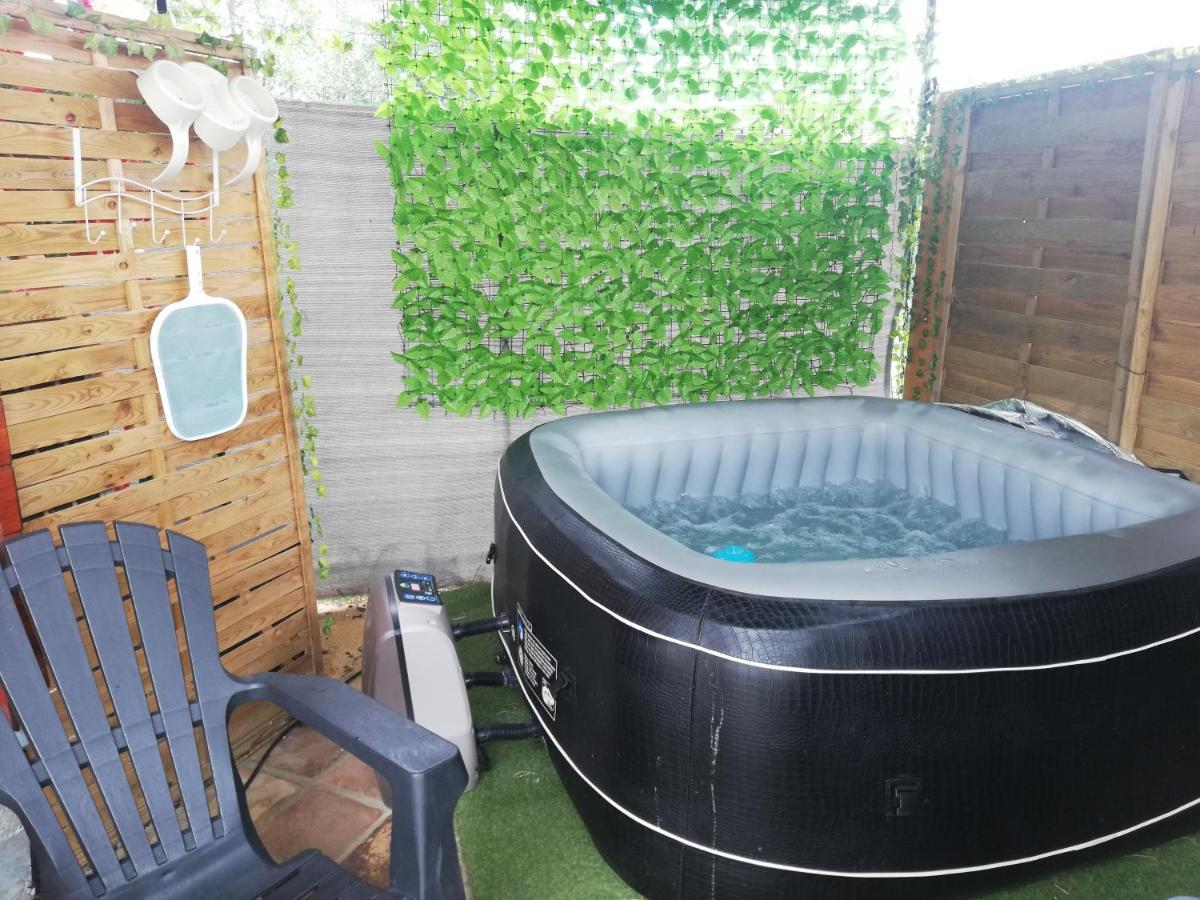 Charmant Chalet Pour 2 Personnes Spa Prive Massillargues-Attuech المظهر الخارجي الصورة
